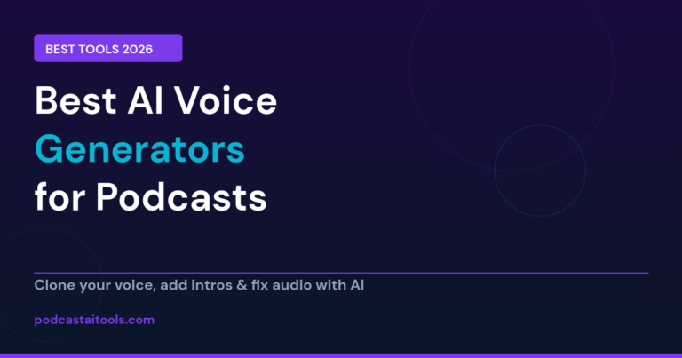 Best AI voice generators for podcasts 2026 - voice cloning tools compared