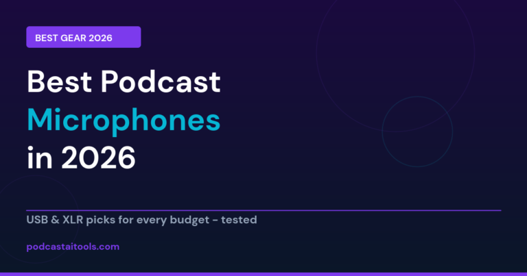 Best podcast microphones 2026 - USB and XLR picks for every budget